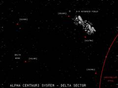 The galaxy map used by the FTL operator.
